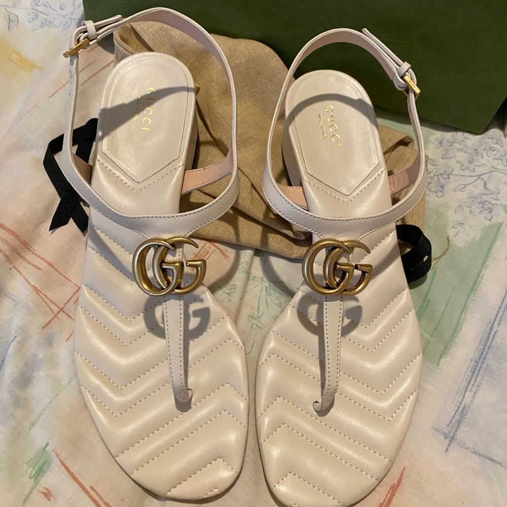 Gucci Marmont GG Sandals